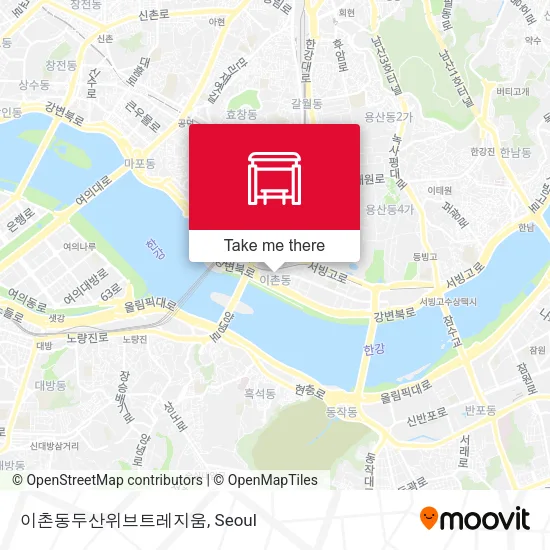 이촌동두산위브트레지움 map
