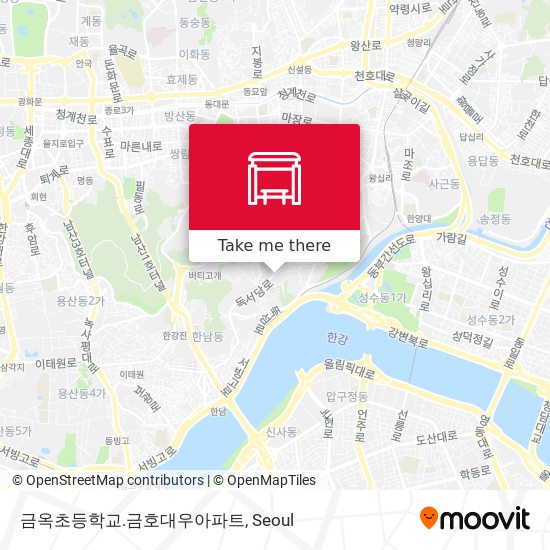 금옥초등학교.금호대우아파트 map