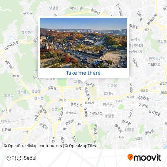 창덕궁 map