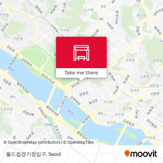 월드컵경기장입구 map