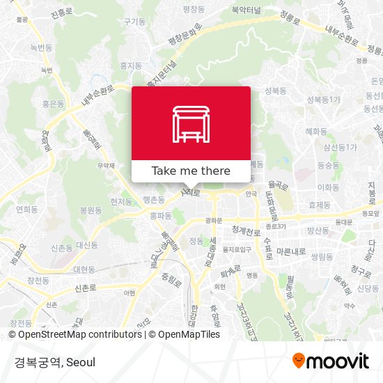 경복궁역 map