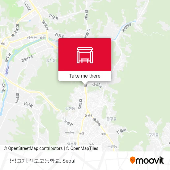 박석고개.신도고등학교 map