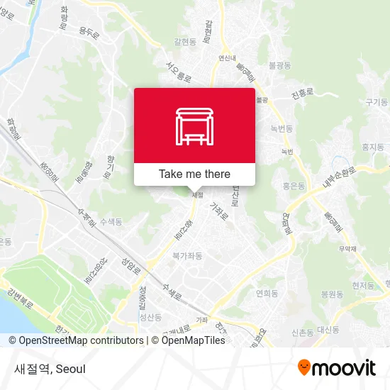 새절역 map