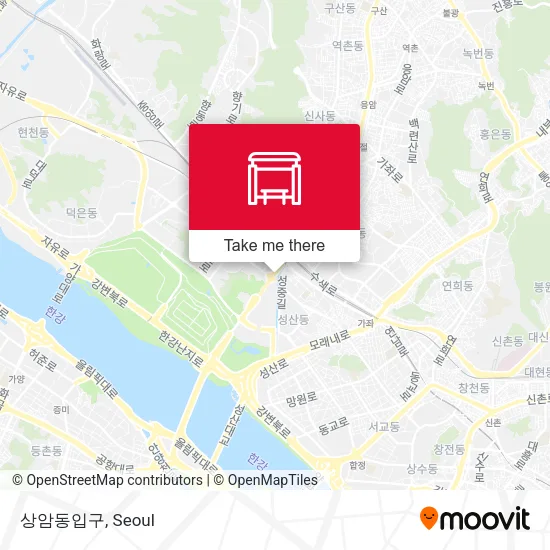 상암동입구 map