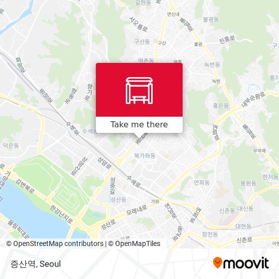 증산역 map