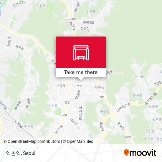 역촌역 map