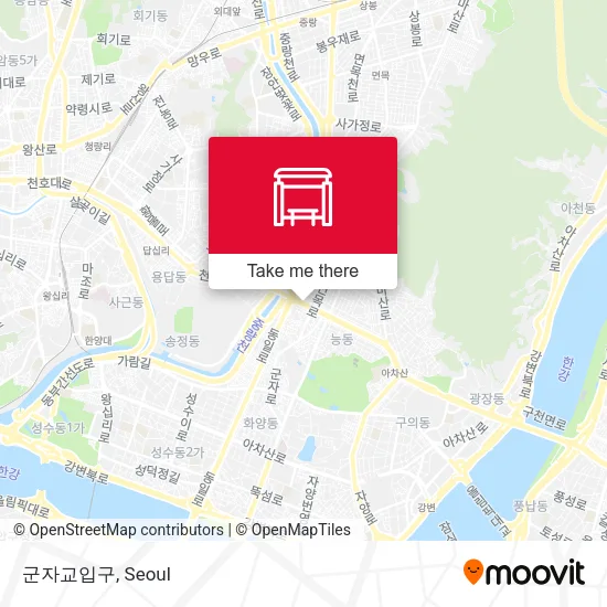 군자교입구 map