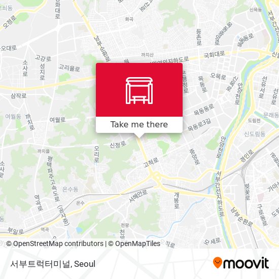 서부트럭터미널 map