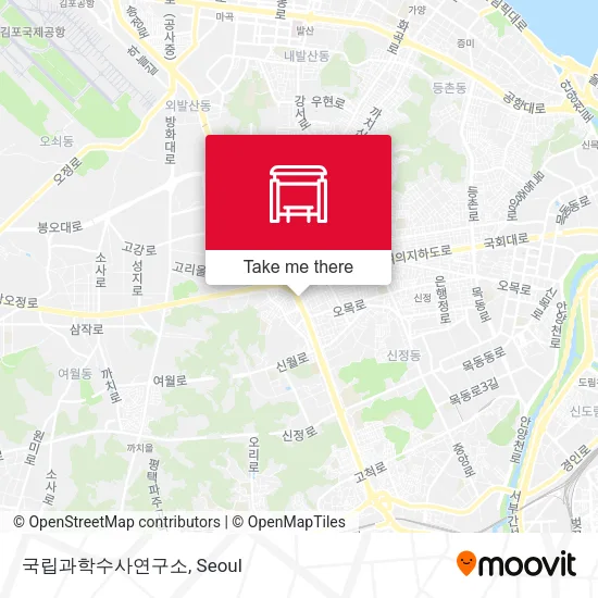 국립과학수사연구소 map