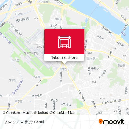 강서면허시험장 map