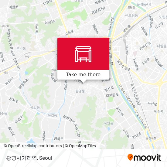 광명사거리역 map