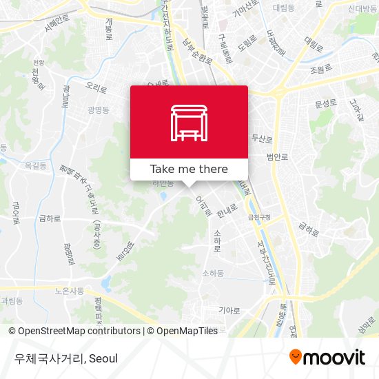 우체국사거리 map