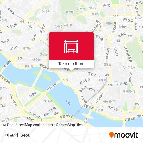 마포역 map