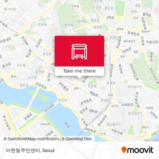 아현동주민센터 map