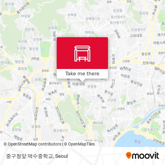 중구청앞.덕수중학교 map