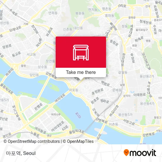 마포역 map