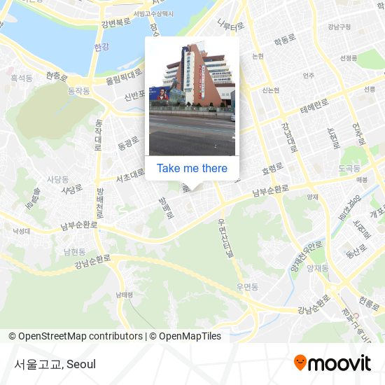 서울고교 map