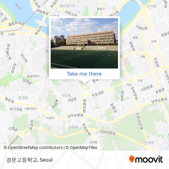 경문고등학교 map