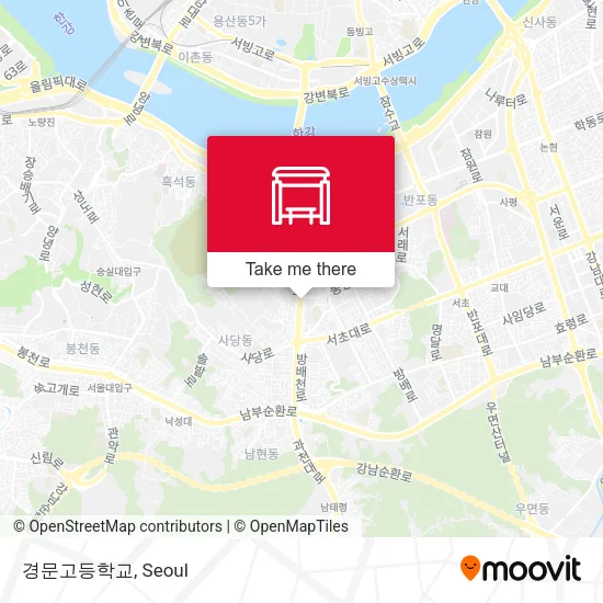 경문고등학교 map