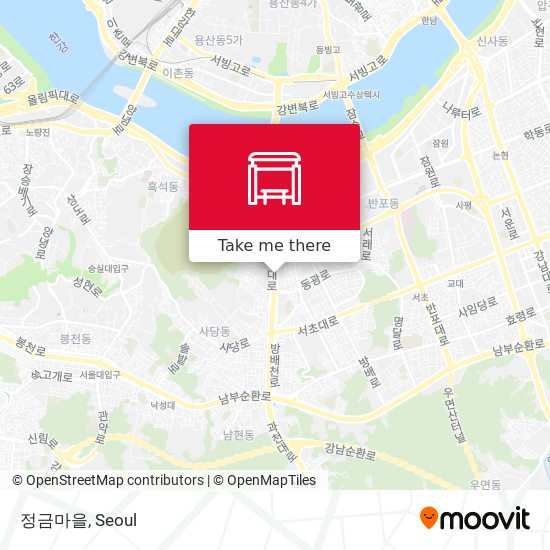 정금마을 map