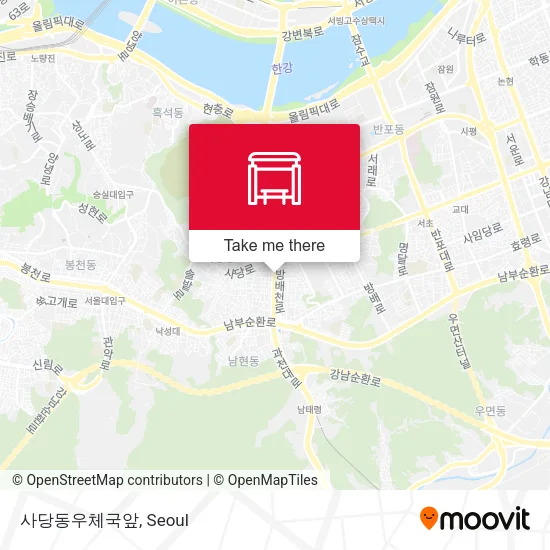 사당동우체국앞 map