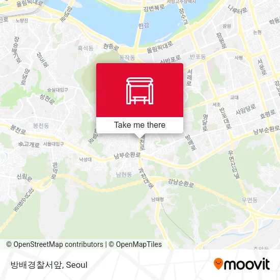 방배경찰서앞 map