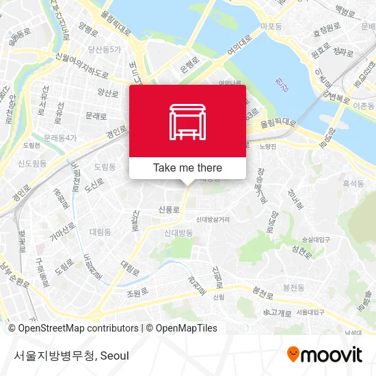 서울지방병무청 map