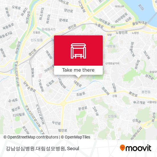 강남성심병원.대림성모병원 map