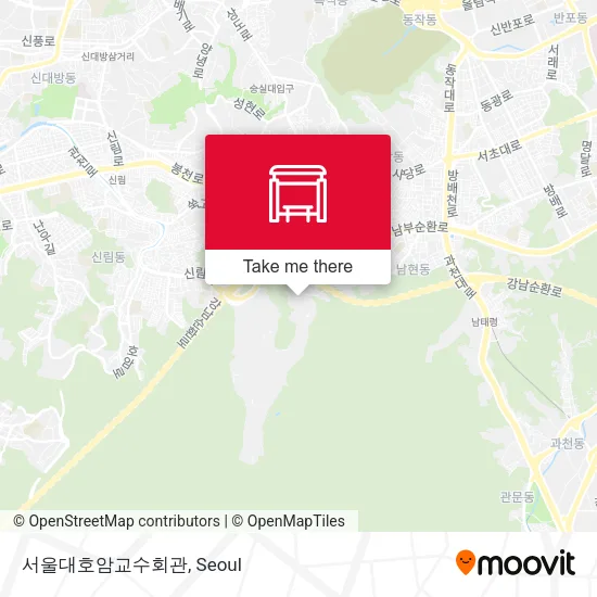 서울대호암교수회관 map