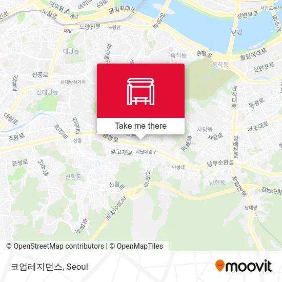 코업레지던스 map