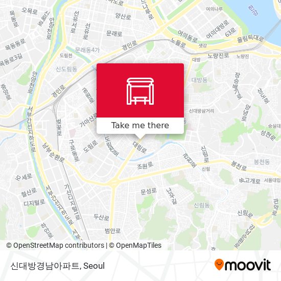 신대방경남아파트 map