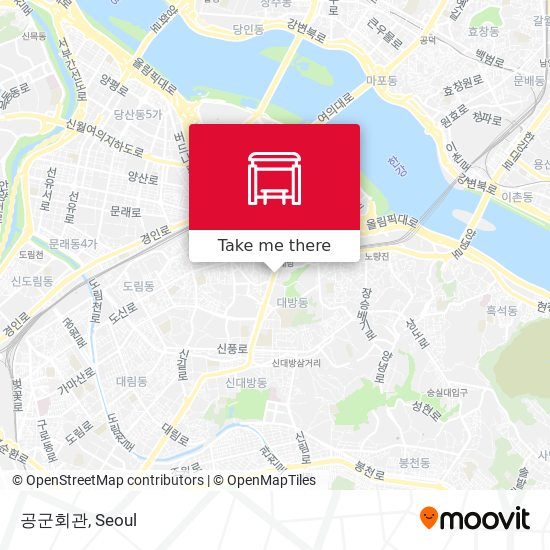 공군회관 map