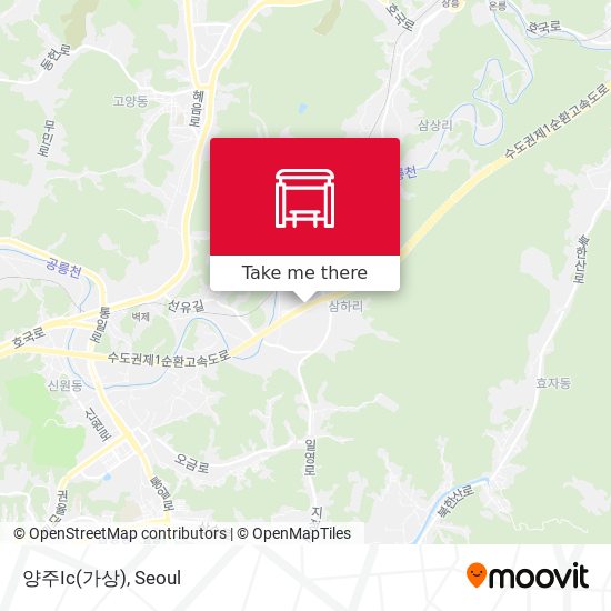 양주Ic(가상) map