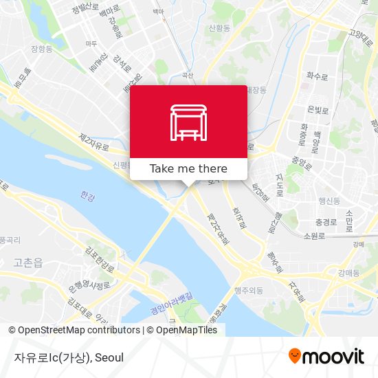 자유로Ic(가상) map