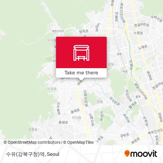 수유(강북구청)역 map