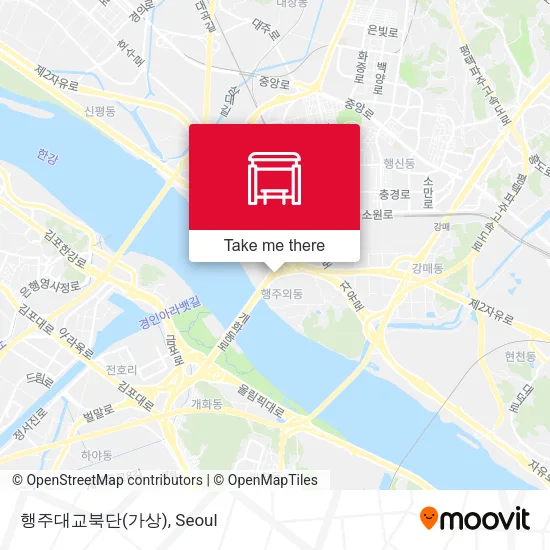 행주대교북단(가상) map