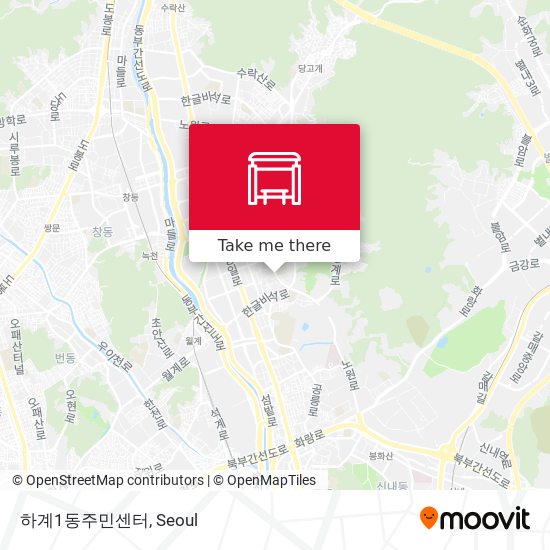 하계1동주민센터 map
