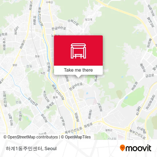 하계1동주민센터 map