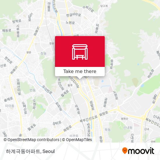 하계극동아파트 map