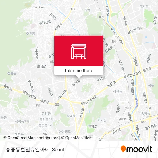 송중동한일유엔아이 map