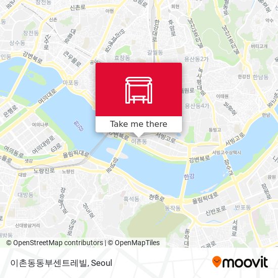 이촌동동부센트레빌 map