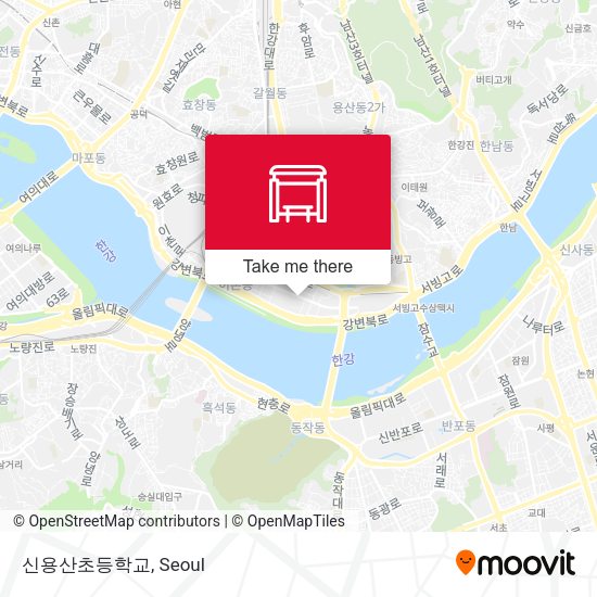 신용산초등학교 map