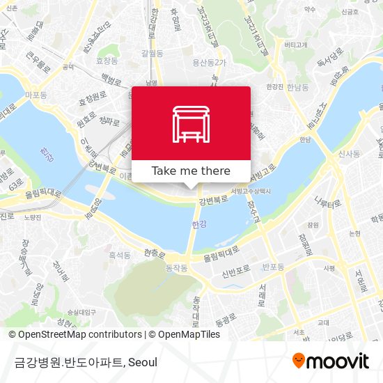 금강병원.반도아파트 map