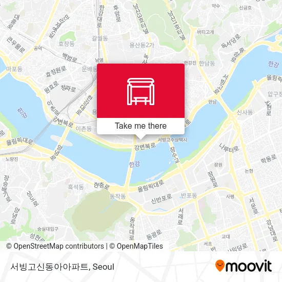 서빙고신동아아파트 map