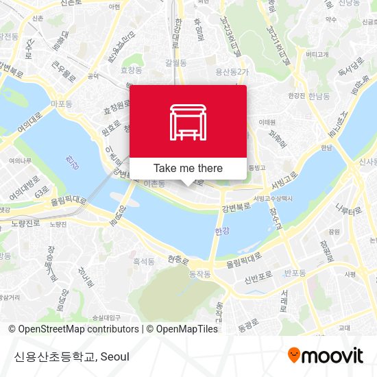 신용산초등학교 map