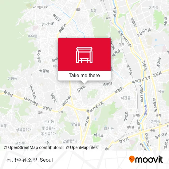 동방주유소앞 map