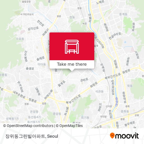장위동그린빌아파트 map