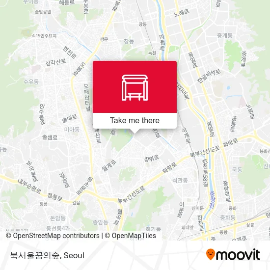북서울꿈의숲 map