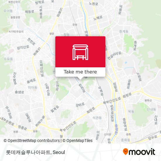 롯데캐슬루나아파트 map