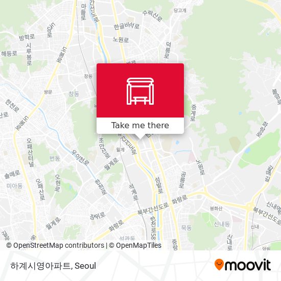 하계시영아파트 map